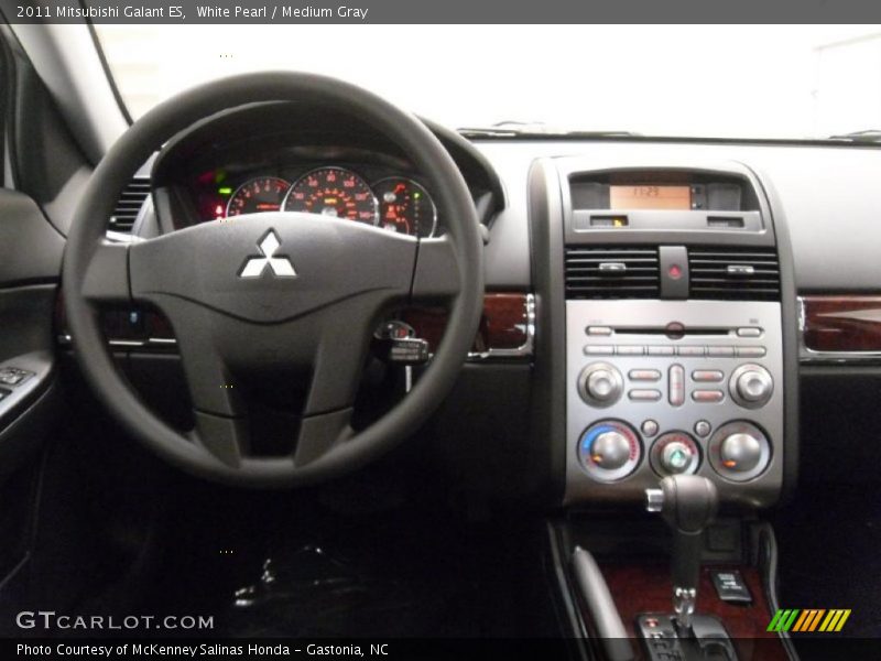 White Pearl / Medium Gray 2011 Mitsubishi Galant ES