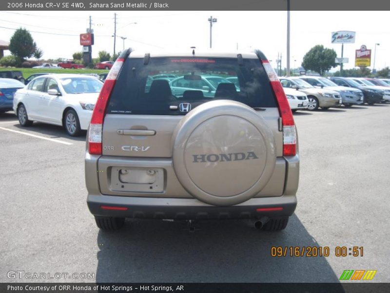 Sahara Sand Metallic / Black 2006 Honda CR-V SE 4WD