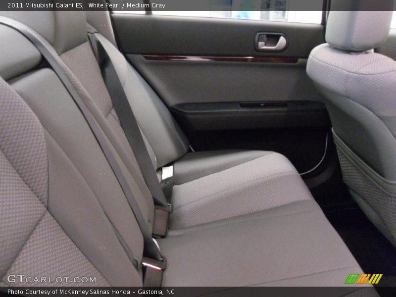 White Pearl / Medium Gray 2011 Mitsubishi Galant ES