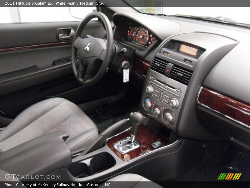 White Pearl / Medium Gray 2011 Mitsubishi Galant ES