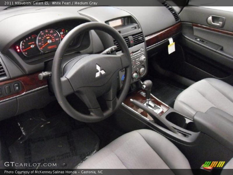 White Pearl / Medium Gray 2011 Mitsubishi Galant ES