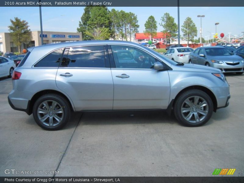 Palladium Metallic / Taupe Gray 2010 Acura MDX Advance