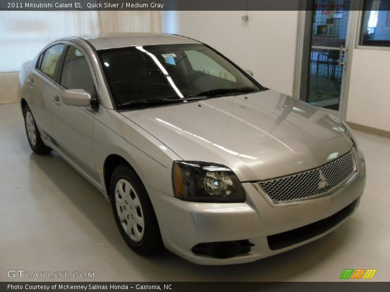Quick Silver / Medium Gray 2011 Mitsubishi Galant ES