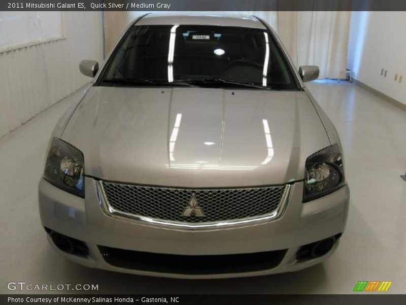 Quick Silver / Medium Gray 2011 Mitsubishi Galant ES