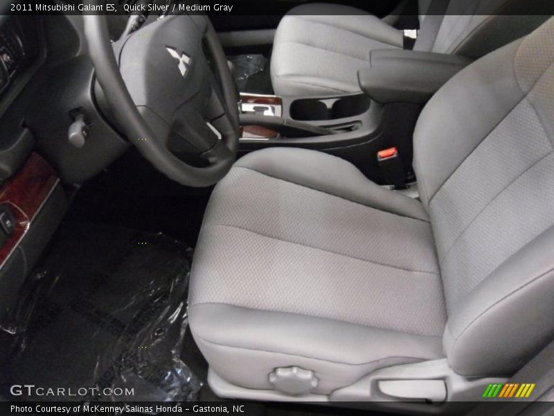 Quick Silver / Medium Gray 2011 Mitsubishi Galant ES