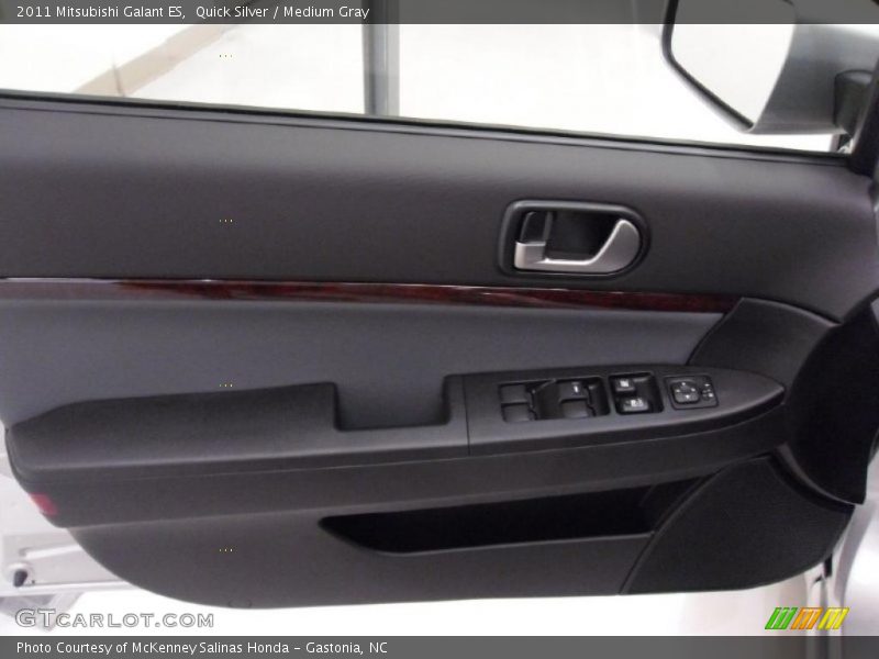 Quick Silver / Medium Gray 2011 Mitsubishi Galant ES