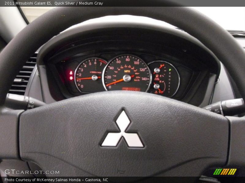 Quick Silver / Medium Gray 2011 Mitsubishi Galant ES