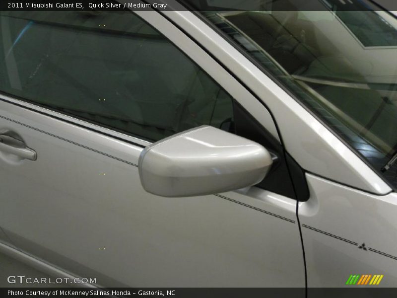 Quick Silver / Medium Gray 2011 Mitsubishi Galant ES
