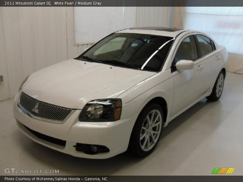 White Pearl / Medium Gray 2011 Mitsubishi Galant SE