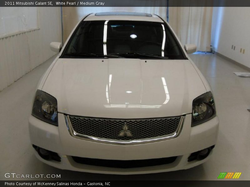 White Pearl / Medium Gray 2011 Mitsubishi Galant SE