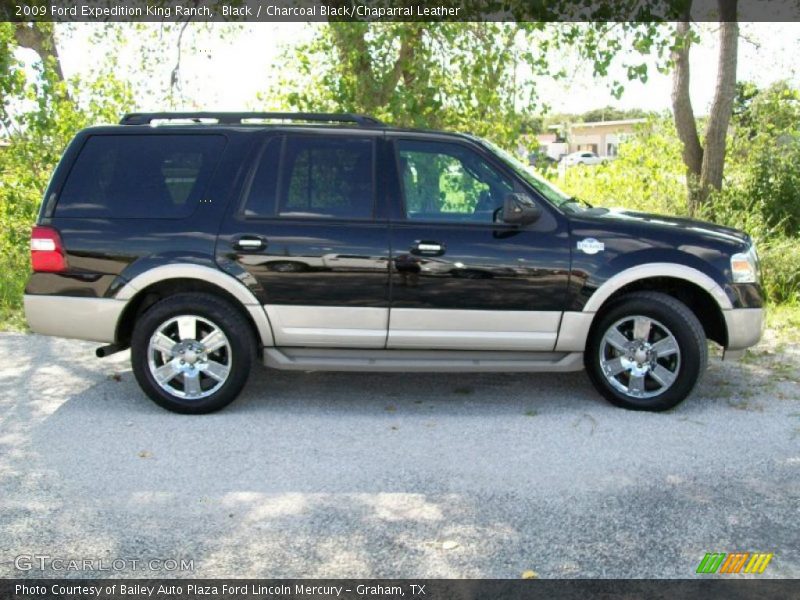 Black / Charcoal Black/Chaparral Leather 2009 Ford Expedition King Ranch