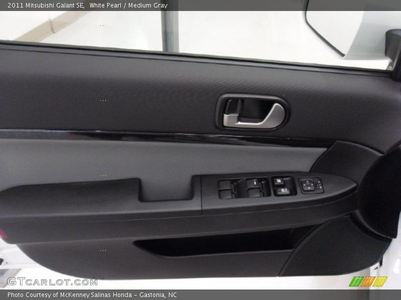 White Pearl / Medium Gray 2011 Mitsubishi Galant SE