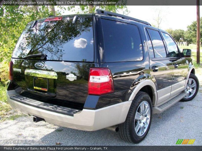 Black / Charcoal Black/Chaparral Leather 2009 Ford Expedition King Ranch