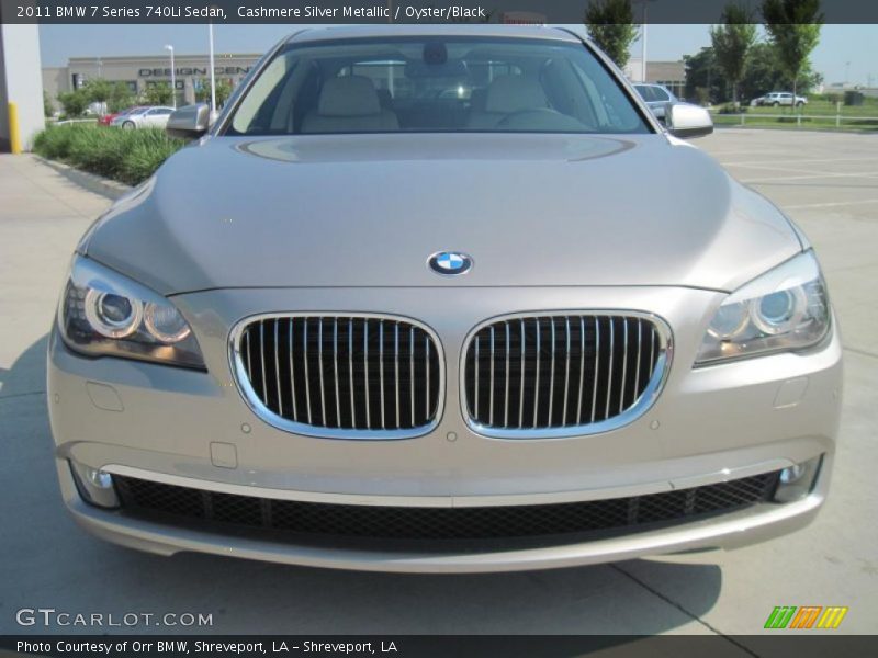 Cashmere Silver Metallic / Oyster/Black 2011 BMW 7 Series 740Li Sedan