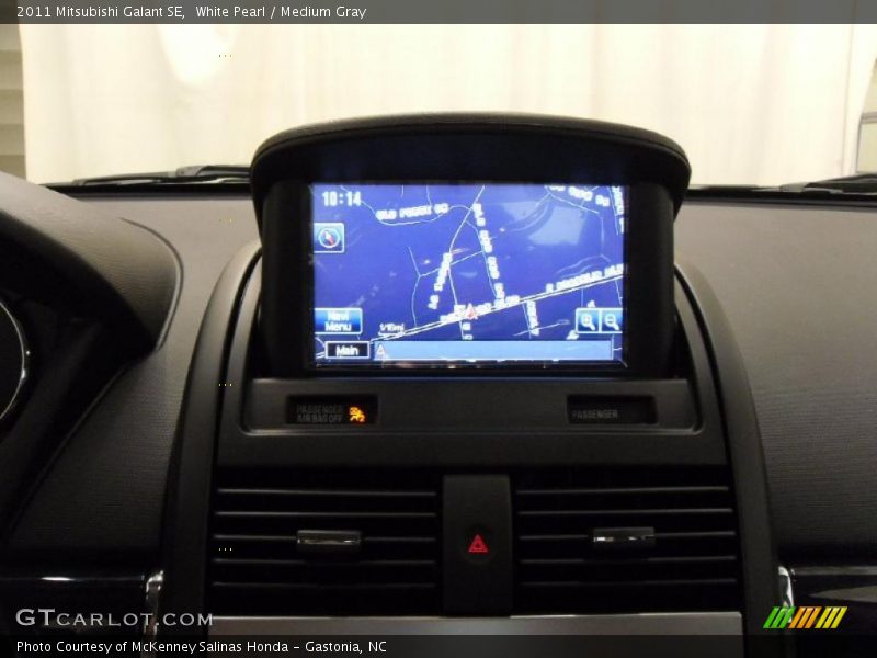 White Pearl / Medium Gray 2011 Mitsubishi Galant SE