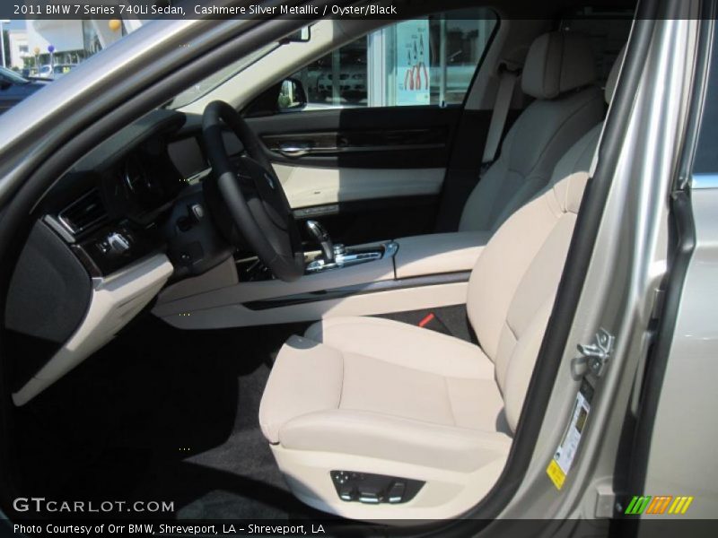 Cashmere Silver Metallic / Oyster/Black 2011 BMW 7 Series 740Li Sedan