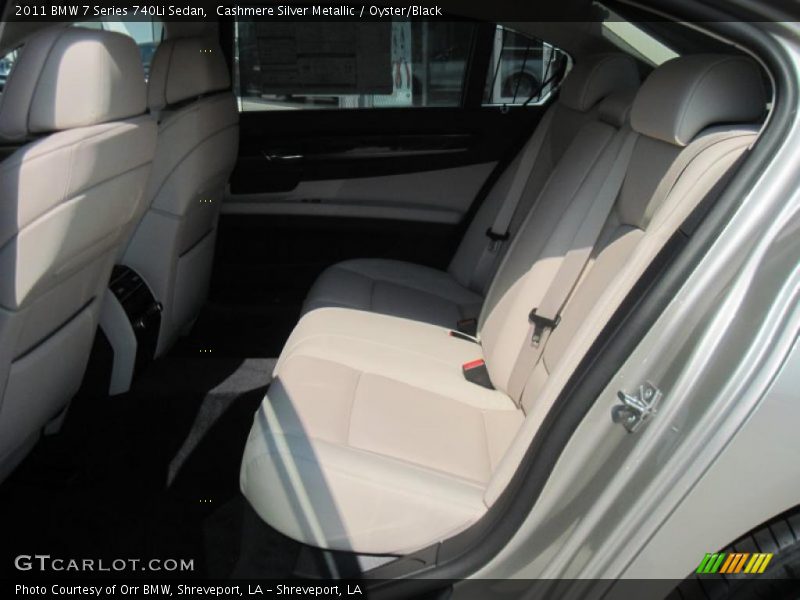 Cashmere Silver Metallic / Oyster/Black 2011 BMW 7 Series 740Li Sedan
