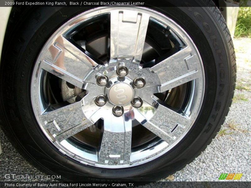 Black / Charcoal Black/Chaparral Leather 2009 Ford Expedition King Ranch