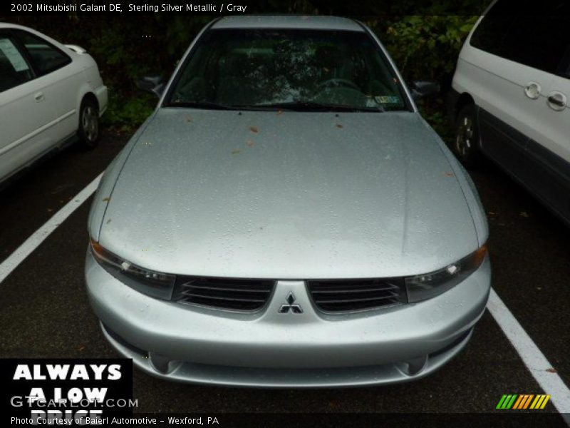 Sterling Silver Metallic / Gray 2002 Mitsubishi Galant DE