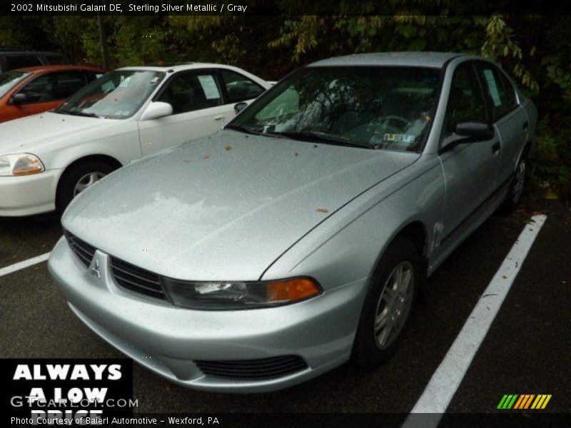 Sterling Silver Metallic / Gray 2002 Mitsubishi Galant DE