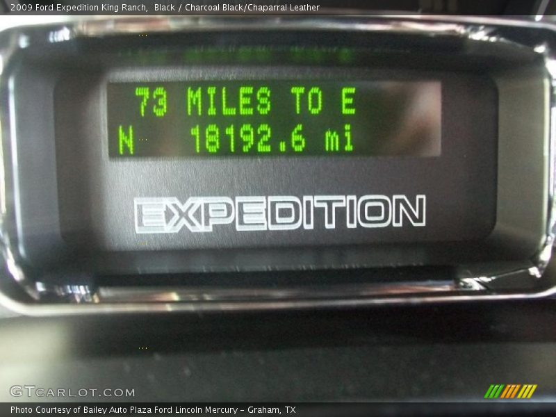 Black / Charcoal Black/Chaparral Leather 2009 Ford Expedition King Ranch