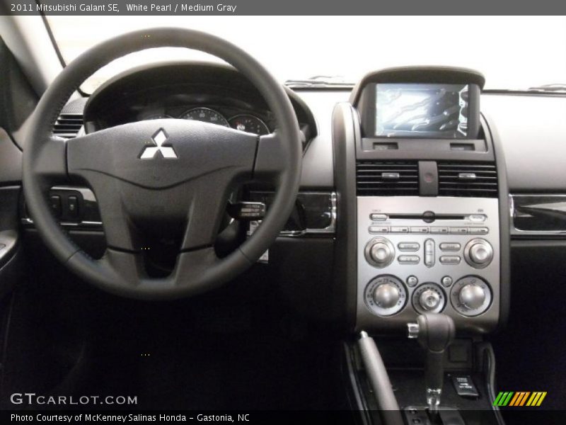White Pearl / Medium Gray 2011 Mitsubishi Galant SE