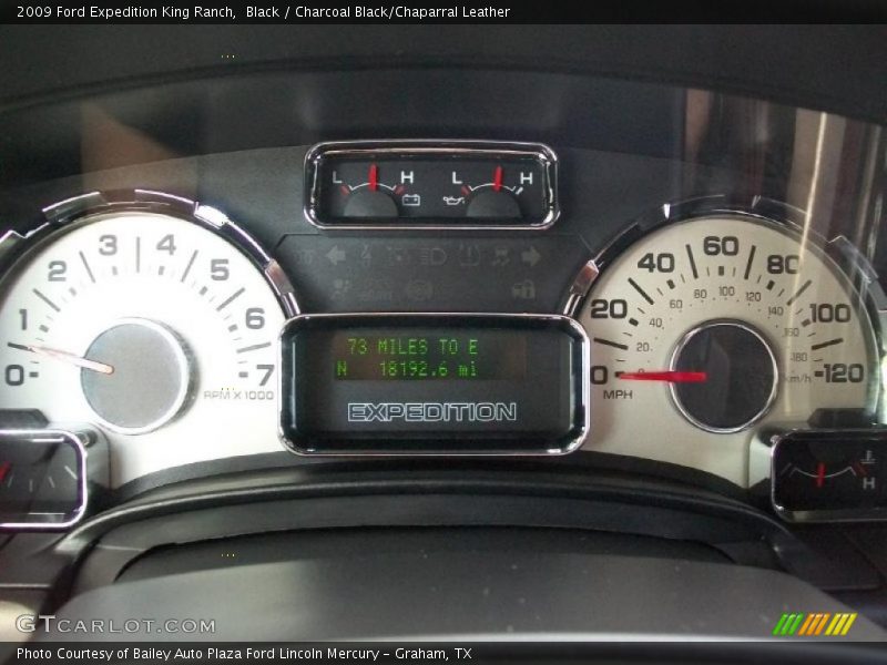 Black / Charcoal Black/Chaparral Leather 2009 Ford Expedition King Ranch