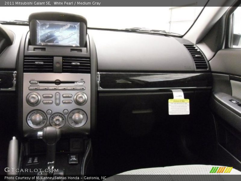 White Pearl / Medium Gray 2011 Mitsubishi Galant SE