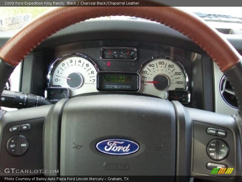 Black / Charcoal Black/Chaparral Leather 2009 Ford Expedition King Ranch