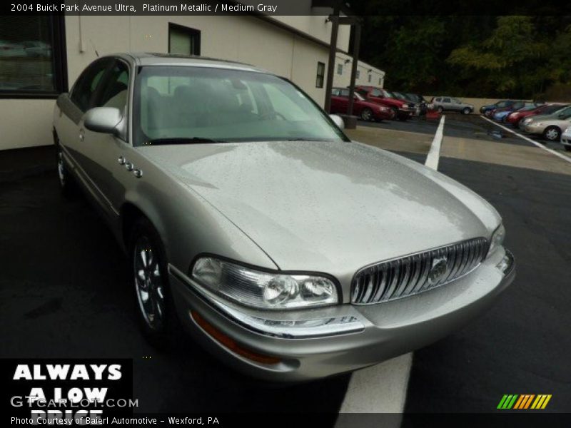 Platinum Metallic / Medium Gray 2004 Buick Park Avenue Ultra