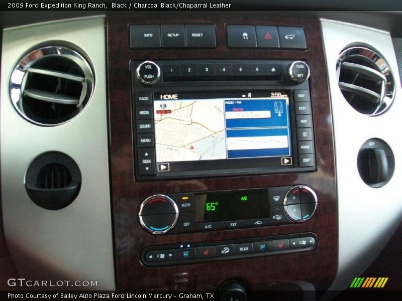 Black / Charcoal Black/Chaparral Leather 2009 Ford Expedition King Ranch