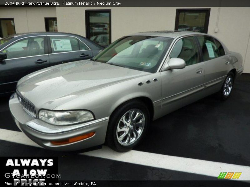 Platinum Metallic / Medium Gray 2004 Buick Park Avenue Ultra