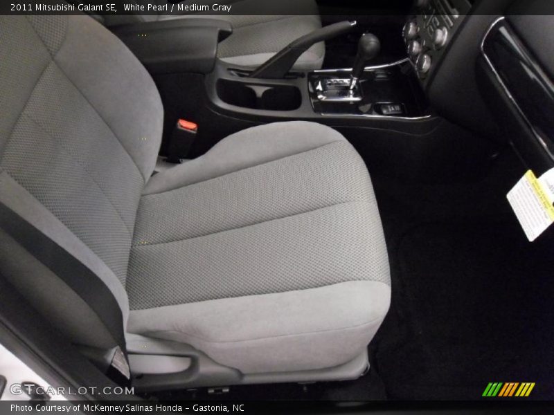 White Pearl / Medium Gray 2011 Mitsubishi Galant SE