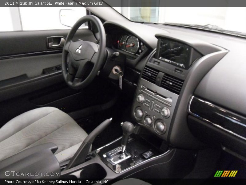 White Pearl / Medium Gray 2011 Mitsubishi Galant SE