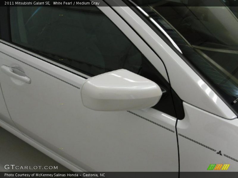 White Pearl / Medium Gray 2011 Mitsubishi Galant SE