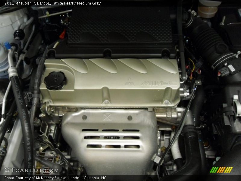 White Pearl / Medium Gray 2011 Mitsubishi Galant SE
