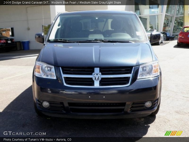 Modern Blue Pearl / Medium Slate Gray/Light Shale 2008 Dodge Grand Caravan SXT