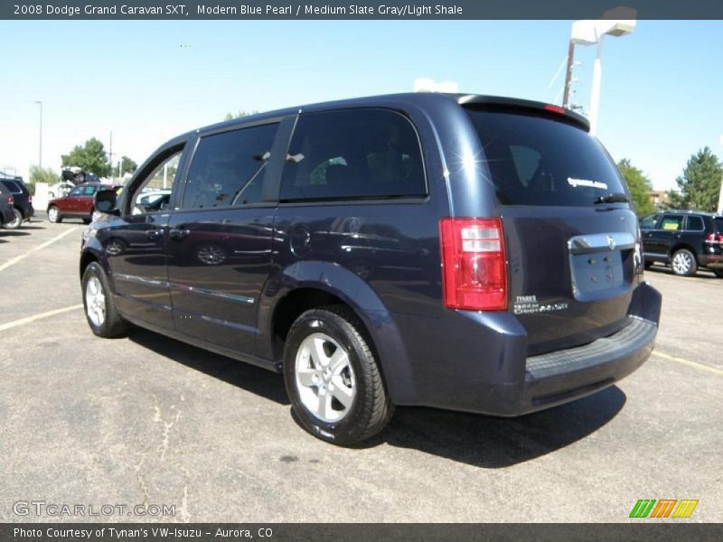 Modern Blue Pearl / Medium Slate Gray/Light Shale 2008 Dodge Grand Caravan SXT