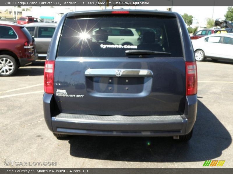 Modern Blue Pearl / Medium Slate Gray/Light Shale 2008 Dodge Grand Caravan SXT
