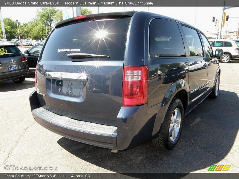 Modern Blue Pearl / Medium Slate Gray/Light Shale 2008 Dodge Grand Caravan SXT