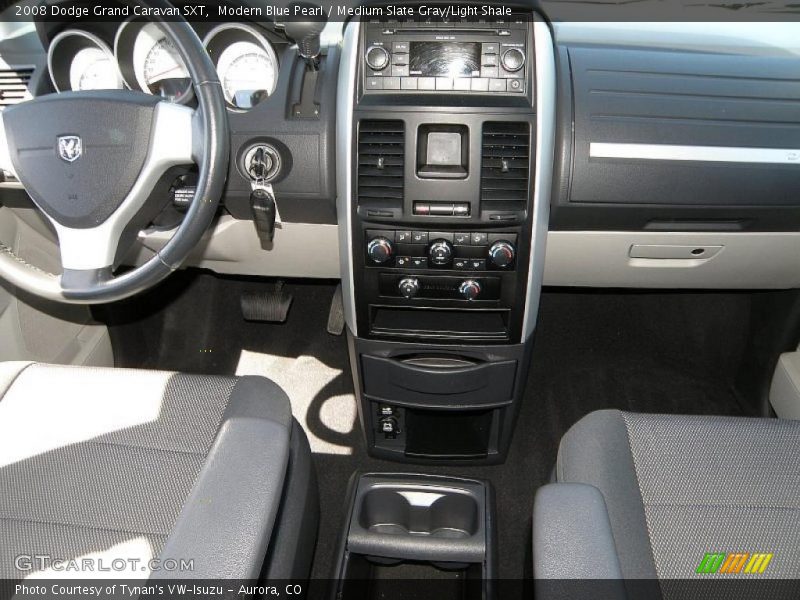 Modern Blue Pearl / Medium Slate Gray/Light Shale 2008 Dodge Grand Caravan SXT