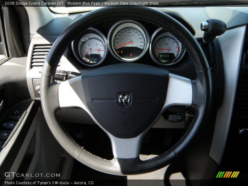 Modern Blue Pearl / Medium Slate Gray/Light Shale 2008 Dodge Grand Caravan SXT