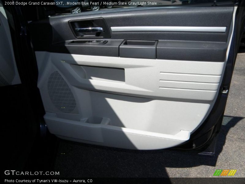 Modern Blue Pearl / Medium Slate Gray/Light Shale 2008 Dodge Grand Caravan SXT