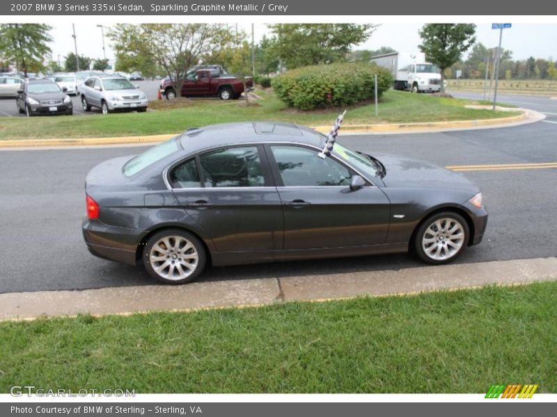 Sparkling Graphite Metallic / Grey 2007 BMW 3 Series 335xi Sedan