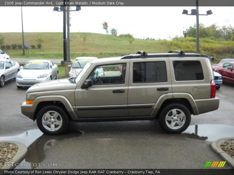 Light Khaki Metallic / Medium Slate Gray 2006 Jeep Commander 4x4