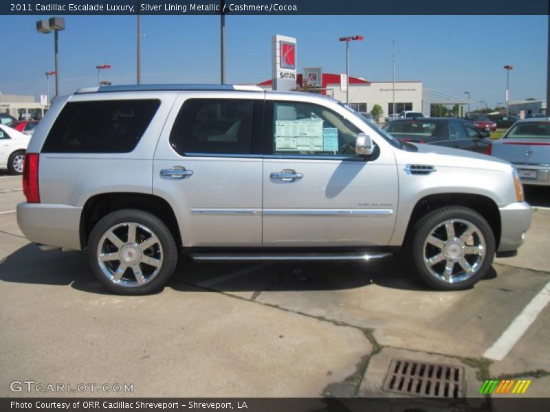 Silver Lining Metallic / Cashmere/Cocoa 2011 Cadillac Escalade Luxury