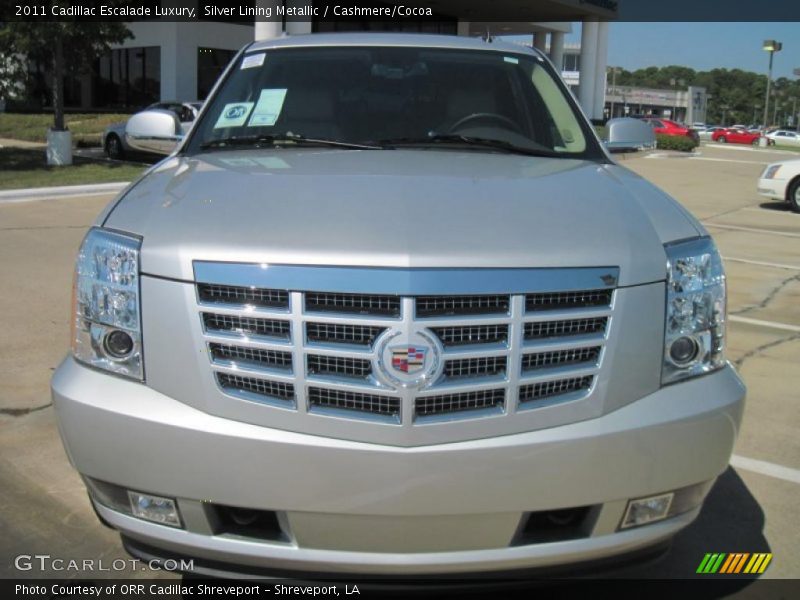Silver Lining Metallic / Cashmere/Cocoa 2011 Cadillac Escalade Luxury