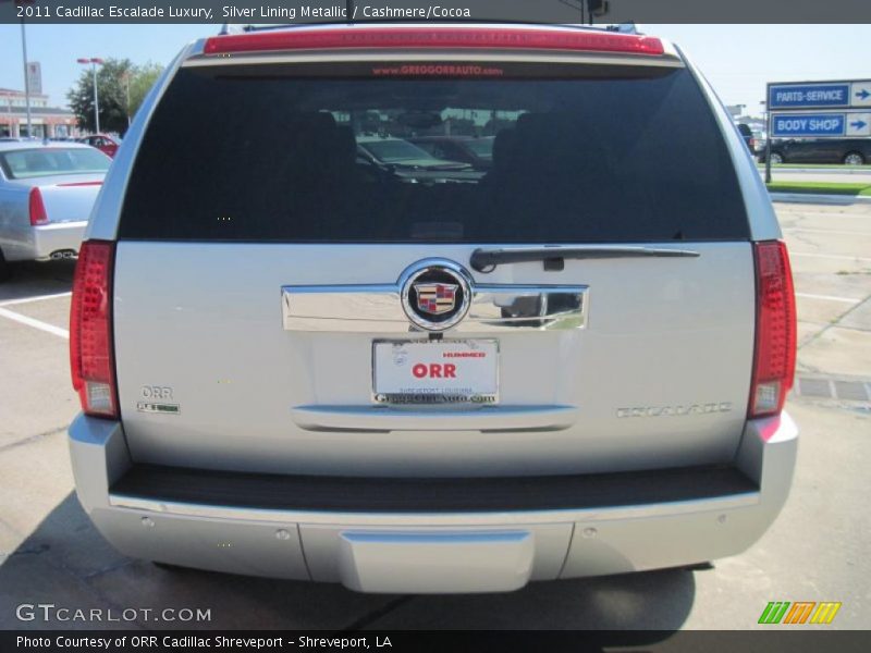 Silver Lining Metallic / Cashmere/Cocoa 2011 Cadillac Escalade Luxury