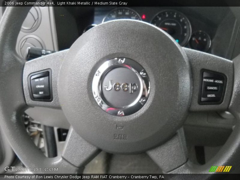 Light Khaki Metallic / Medium Slate Gray 2006 Jeep Commander 4x4