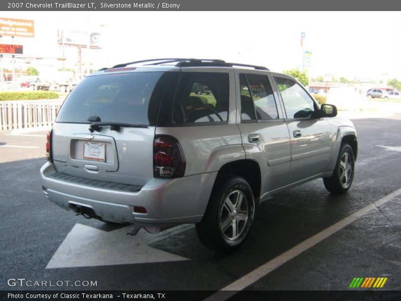 Silverstone Metallic / Ebony 2007 Chevrolet TrailBlazer LT
